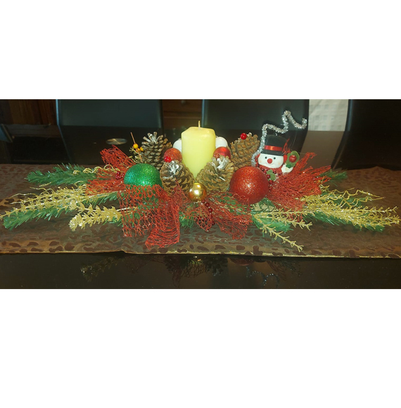 Christmas Door Wreath Mauritius Flower Delivery