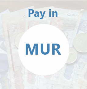 order and Pay in Mauritian Rupees